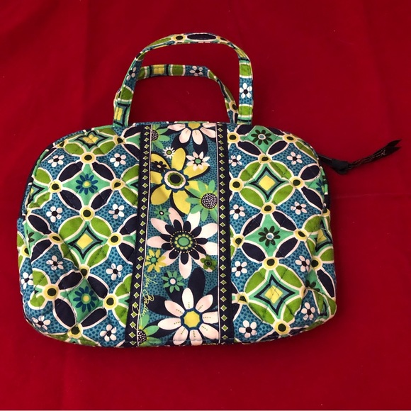 Vera Bradley Handbags - Vera Bradley Quilted Floral Clutch Make Up Bag
